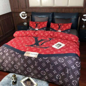 Louis Vuitton Premium Fashion Limited Luxury Brand Bedding Set Home Decor -Min00517