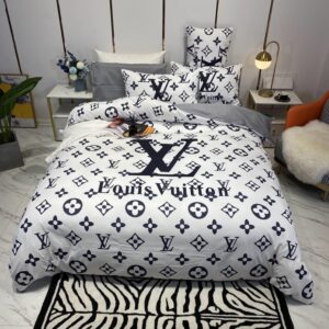 Louis Vuitton Premium Fashion Limited Luxury Brand Bedding Set Home Decor -Min00538