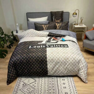 Louis Vuitton Premium Fashion Limited Luxury Brand Bedding Set Home Decor -Min00539
