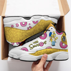 The simpsons vs. family guy custom aj13 sneakers jordan shoes Hot gift for men women PEA20008