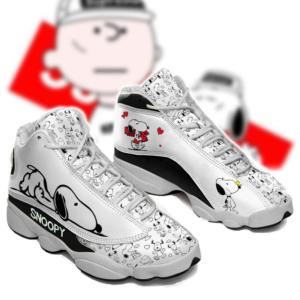 Snoopy form air jordan 13 sneakers hot gift for men women PEA20010