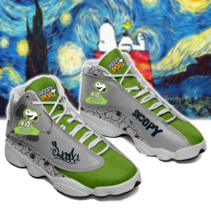 Snoopy form air jordan 13 sneakers Hot gift for men women PEA20011