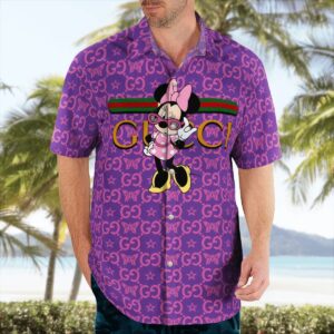 GC minnie mouse luxury brand premium fashion hawaii shirt for men PEA31221