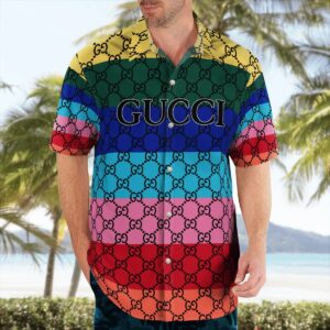 GC multicolor luxury brand premium fashion hawaii shirt for men PEA31225
