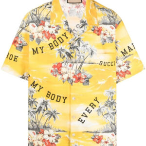 GC luxury brand fashion hawaii shirt for men PEA31276