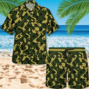 LV LV Hawaii Shirt Shorts Set Luxury Beach Clothing Clothes Outfit For Men PEA31505