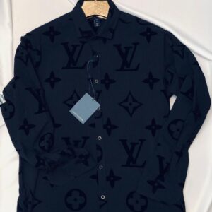 Limited LV Long Sleeve Button Shirt for Men Hot 2026 PEA31616