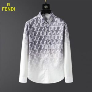 Limited Fendi Long Sleeve Button Shirt for Men Hot 2025 PN21423G1009