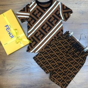 Limited Fendi Brand Unisex T-Shirt+Short Gift Hot 2025 PEA31790