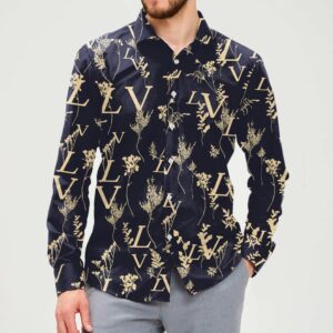 New Arrival LV Long Sleeve Button Shirt for Men Hot 2026 PEA31827