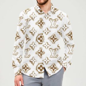 New Arrival LV Long Sleeve Button Shirt for Men Hot 2026 PEA31830