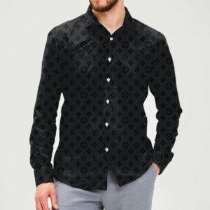 New Arrival LV Long Sleeve Button Shirt for Men Hot 2026 PEA31831