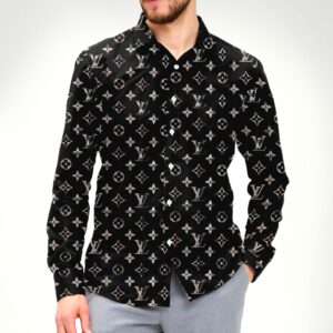 New Arrival LV Long Sleeve Button Shirt for Men Hot 2026 PEA31834