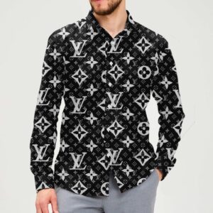 New Arrival LV Long Sleeve Button Shirt for Men Hot 2026 PEA31838