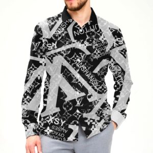 New Arrival LV Long Sleeve Button Shirt for Men Hot 2026 PEA31841