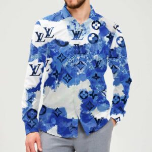 New Arrival LV Long Sleeve Button Shirt for Men Hot 2026 PEA31843