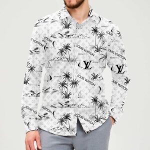 New Arrival LV Long Sleeve Button Shirt for Men Hot 2026 PEA31844