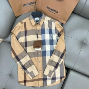 New Arrival Burberry Long Sleeve Button Shirt for Men Hot 2026 PEA31945