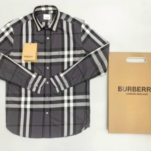 New Arrival Burberry Long Sleeve Button Shirt for Men Hot 2026 PEA31947