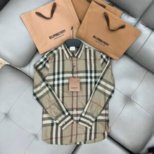New Arrival Burberry Long Sleeve Button Shirt for Men Hot 2026 PEA31949