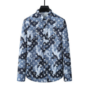 New Arrival LV Long Sleeve Button Shirt for Men Hot 2026 PEA31989