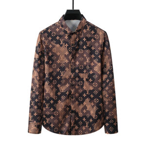 New Arrival LV Long Sleeve Button Shirt for Men Hot 2026 PEA31990