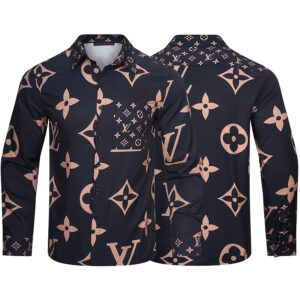 New Arrival LV Long Sleeve Button Shirt for Men Hot 2026 PEA31993