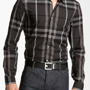 New Arrival Burberry Long Sleeve Button Shirt for Men Hot 2026 PEA32128