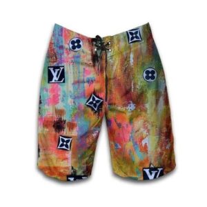 LV Colorful Fashion Logo  Brand Shorts For Men Hot 2026 PEA400020