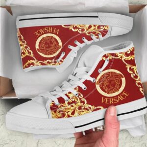 Gianni Versa.ce Red High Top Shoes Sneakers Hot 2025 For Men Women PEA5014