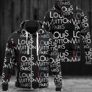 LV Unisex Zipper Luxury Brand Hoodie For Men Women PEA7120
