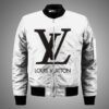 Limited LV Bomber Jacket Luxury Brand Unisex  Gift PEAB11020