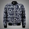 Limited LV Bomber Jacket Luxury Brand Unisex  Gift PEAB11029