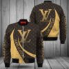 Limited LV Bomber Jacket Luxury Brand Unisex  Gift PEAB11043