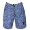 LV Blue Colorful  Brand Logo Premium Fashion Shorts For Men Hot 2026 PEAa400006