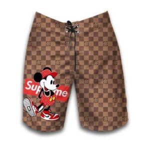 LV Mickey  Brand Logo Premium Fashion Shorts For Men Hot 2026 PEAa400008