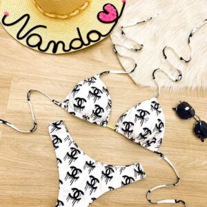 CHANEL Hot Pink Bikini 2 Pc Set PM01018