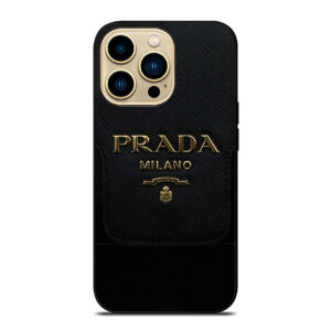 PRADA MILANO BLACK iPhone Case Cover M2312054