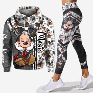 Personalized mickey mouse hoodie leggings for men women kids 50th anniversary disney world gifts shirt clothing ht 140 Hoodie Leggings Set-PM00346