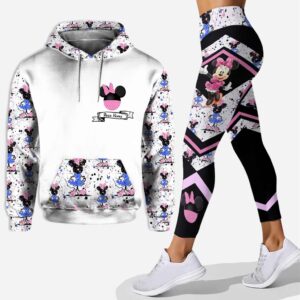 Personalized minnie mouse hoodie leggings for men women kids 50th anniversary disney world gifts shirt clothing ht 161 Hoodie Leggings Set-PM00373