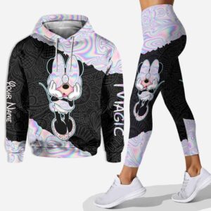 Personalized minnie mouse hoodie leggings for men women kids 50th anniversary disney world gifts shirt clothing ht 169 Hoodie Leggings Set-PM00357