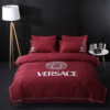 Versa.ce Maroon Bedding Set King Size