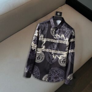 Limited Versa.ce Long Sleeve Button Shirt for Men Hot 2026 TH1673