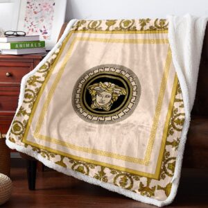 Versace Fashion Luxury Brand Premium Blanket Fleece Home Decor LVT00211