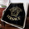 Versace Luxury Brand Premium Logo Blanket Fleece Home Decor LVT00175