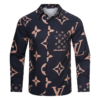 Limited LV Long Sleeve Button Shirt for Men Hot 2026 LNT000020452
