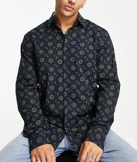 ax-armani-exchange-Azul-marino-Camisa-con-estampado-1.jpg