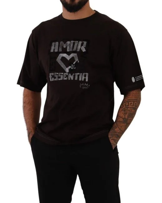 dolce-gabbana-Bordeaux-Cotton-L-amore-Print-Crewneck-T-shirt11.png