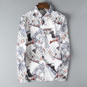 LIMITED 2026 Gucci LONG SLEEVE BUTTON SHIRT - DN31301