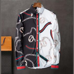 LIMITED 2026 Gucci LONG SLEEVE BUTTON SHIRT - DN31305